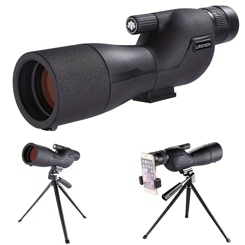 NNETM 75x60 HD Spotting Scope with Tripod & Phone Mount