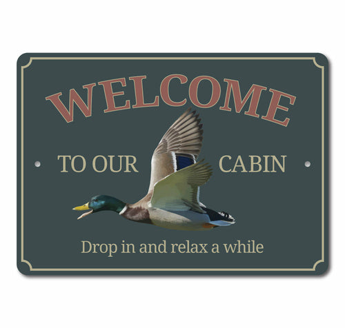 Duck Cabin Sign
