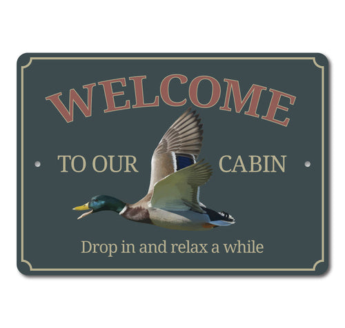 Duck Cabin Sign