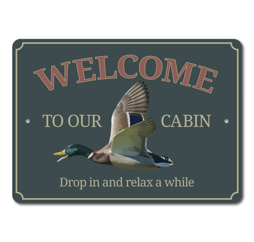 Duck Cabin Sign