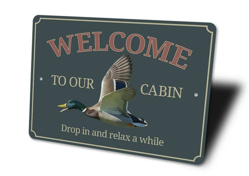 Duck Cabin Sign