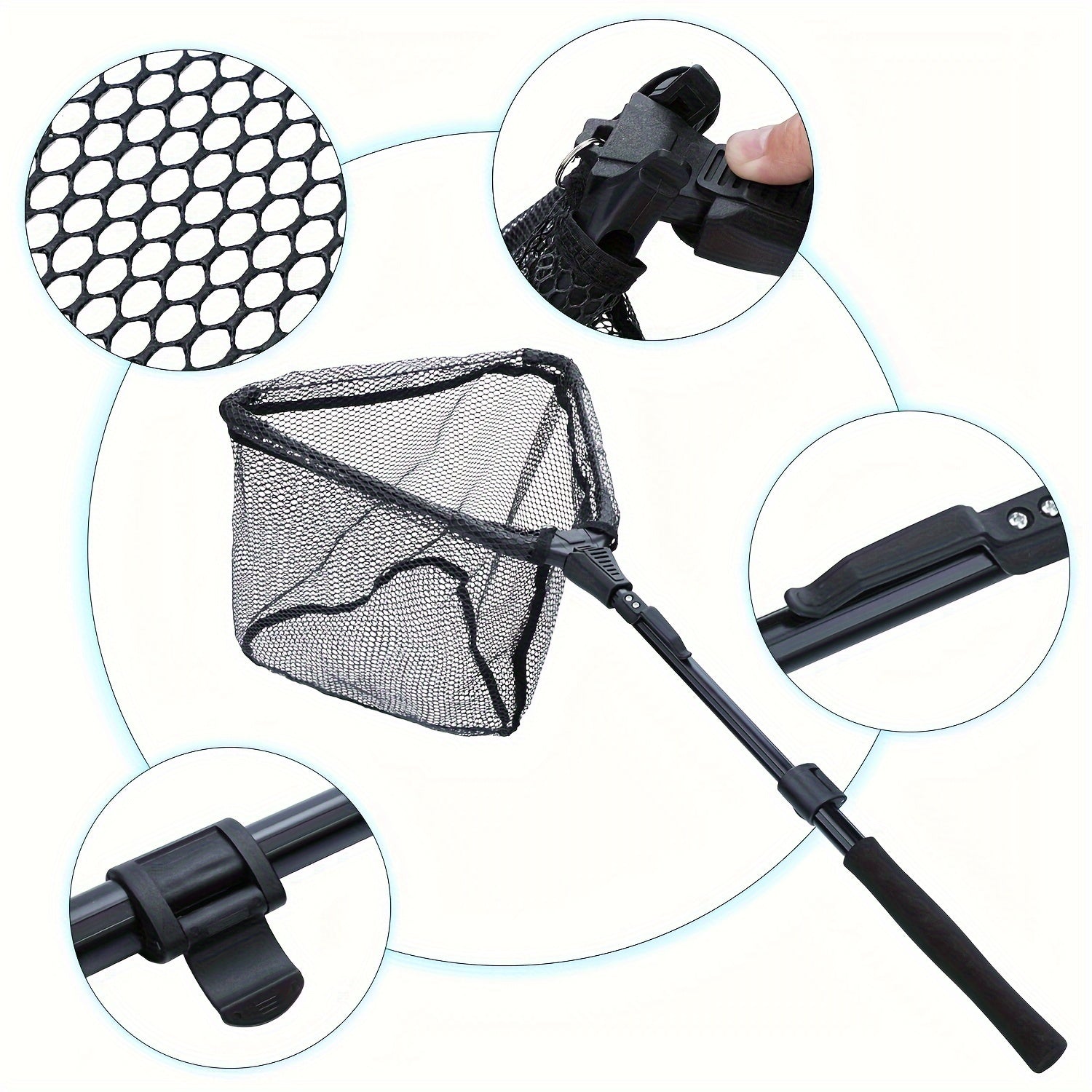 Fishing Net and Pliers Foldable Gear Set
