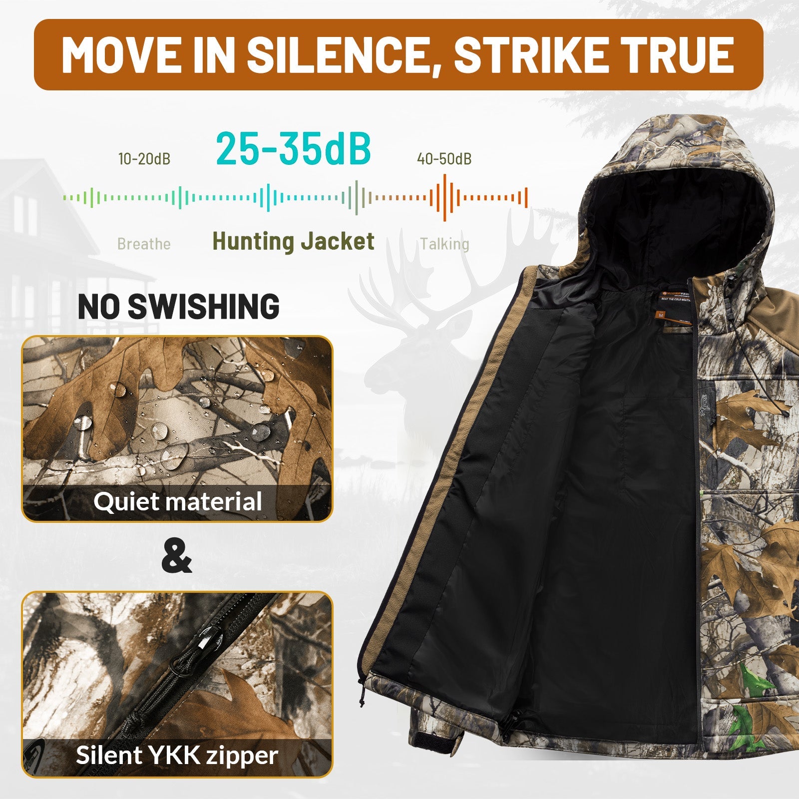 Heated Hunting Jacket for Men