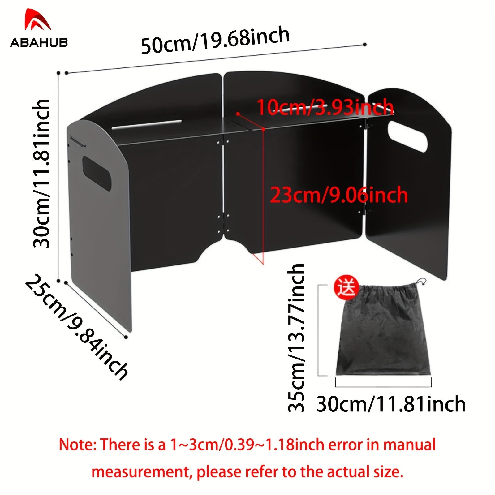NNETM Folding Stove Windshield Portable Outdoor Gas Shield