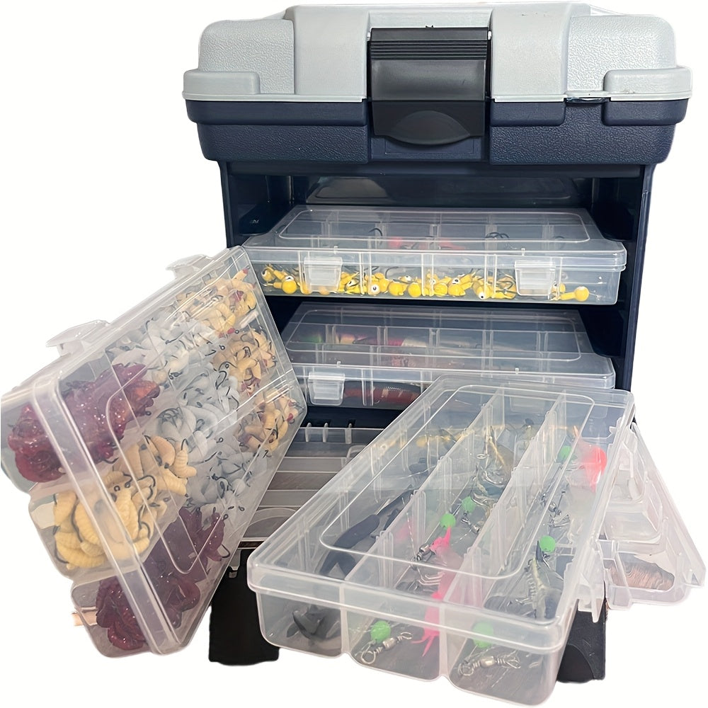 NNETM 4-Tier Portable Fishing Tackle Storage Box