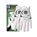 FootJoy Men's WeatherSof 2-Pack Golf Glove White Cadet Large, Worn on