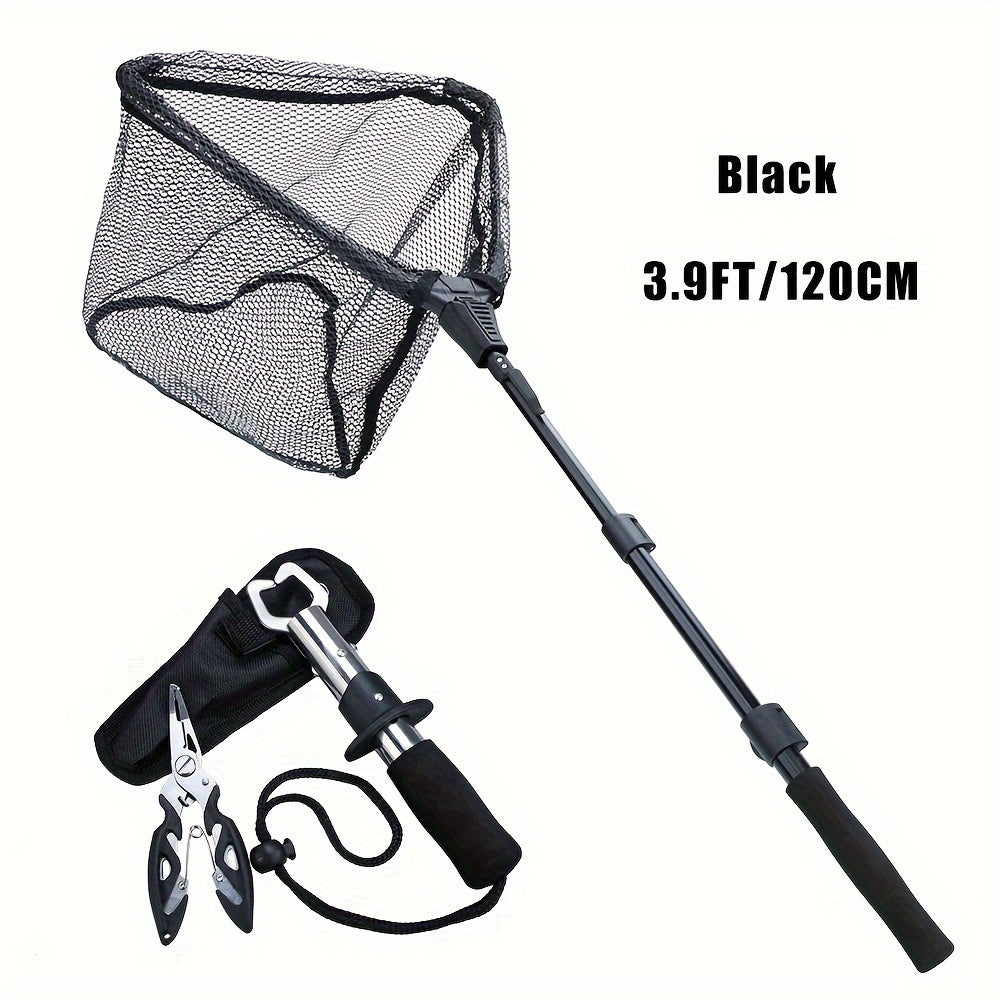 Fishing Net and Pliers Foldable Gear Set