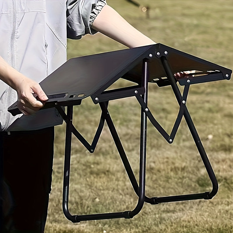 NNETM Camping Table with Grill Outdoor Gear