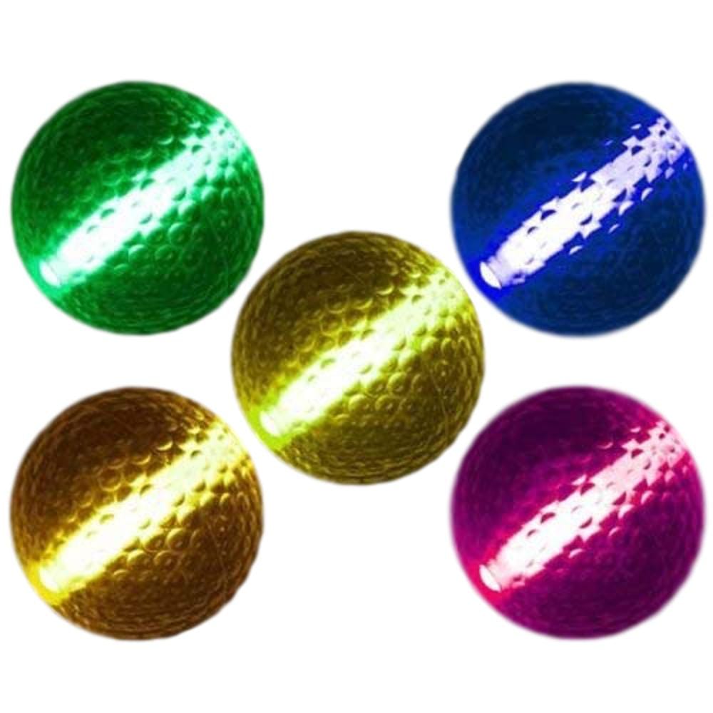 1 Unit Glow Stick Golf Ball Assorted Colors