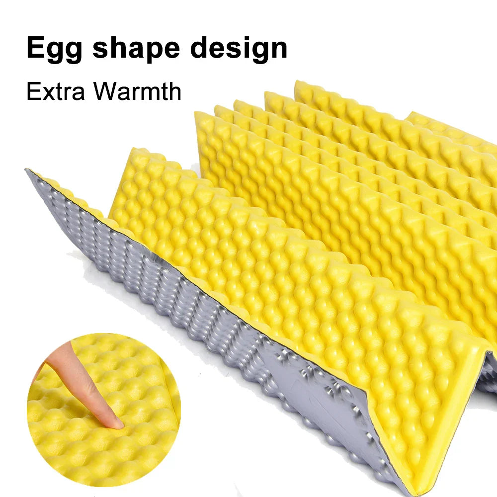 Waterproof Portable Camping Mat Foam Sleeping Pad Yellow