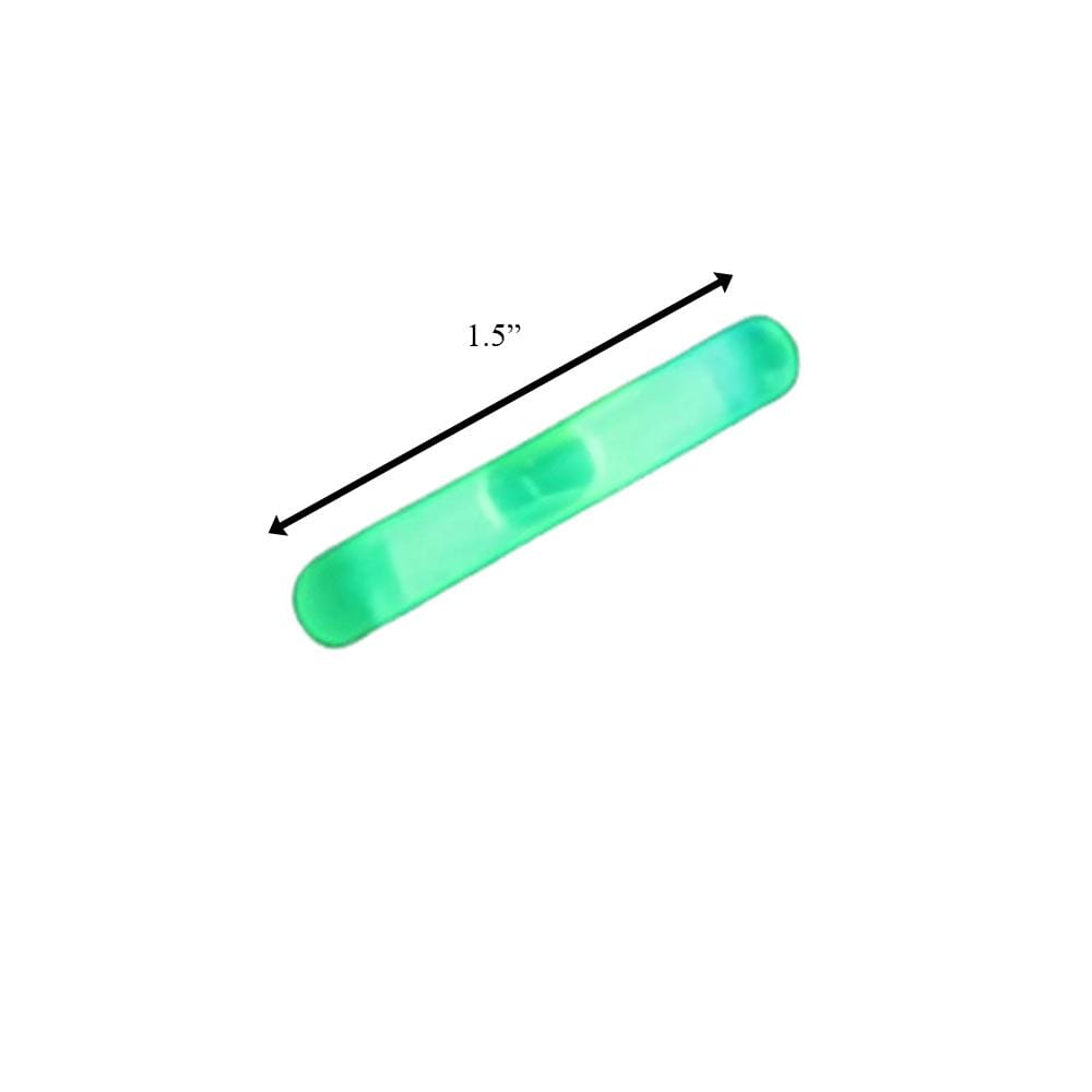 Pack of 50 Jumbo Glow Sticks Refill for Glow Stick Golf Ball Green