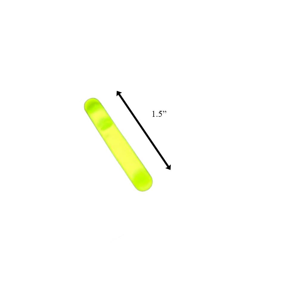 Pack of 50 Jumbo Glow Sticks Refill for Glow Stick Golf Ball Yellow