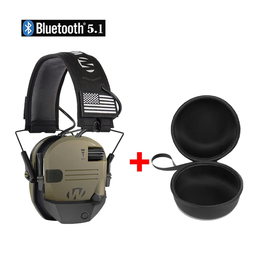 NNEOBA Bluetooth 5.1 Anti-Noise Tactical Shooting Headset