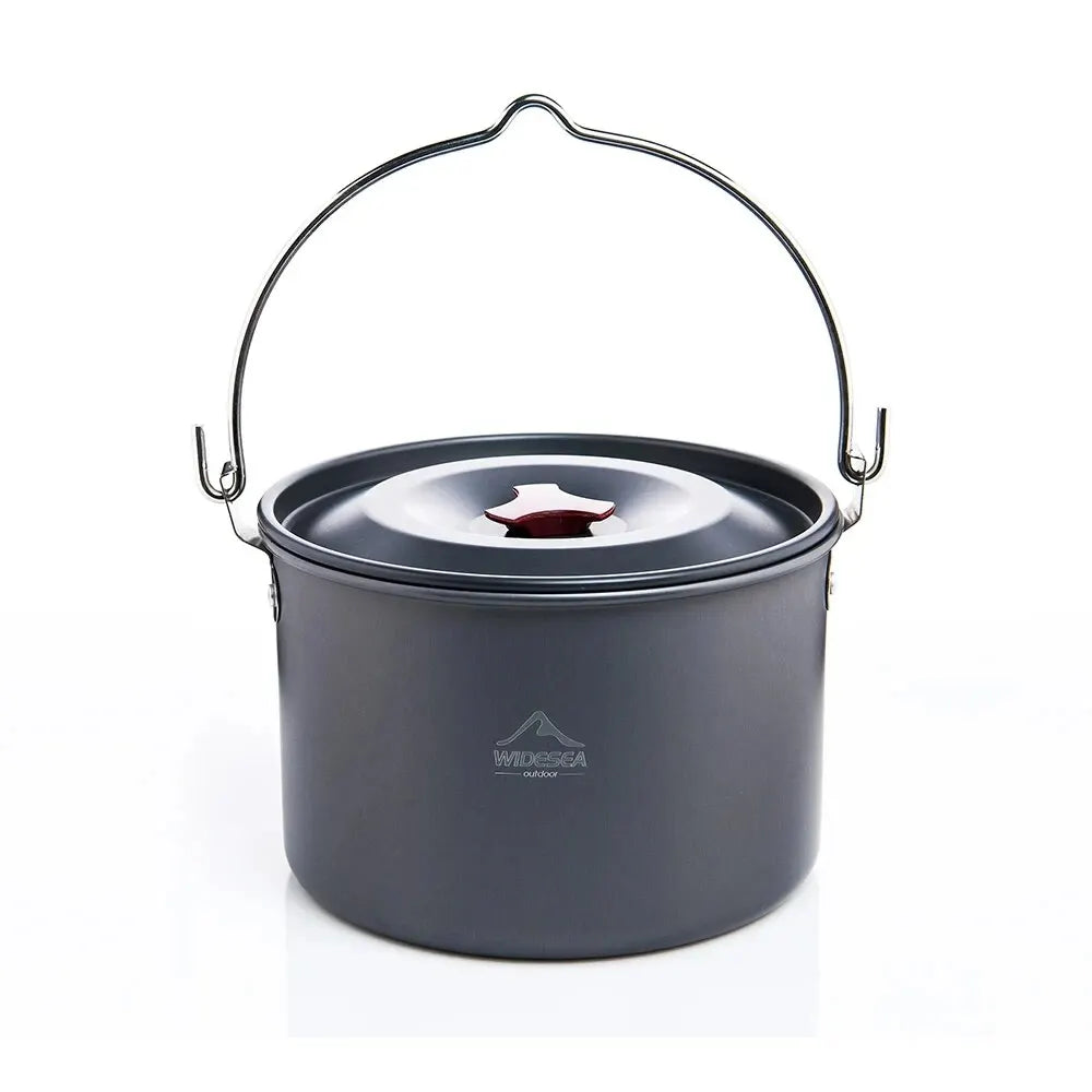 NNEOBA 4L Camping Hanging Pot Cookware