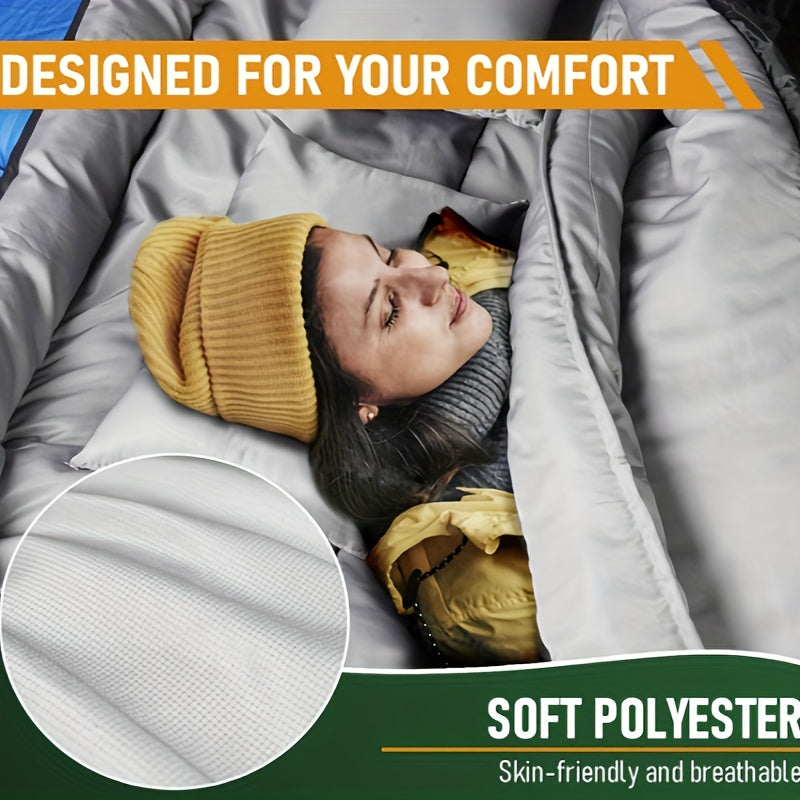 Double Sleeping Bag for Camping and Hiking Couples