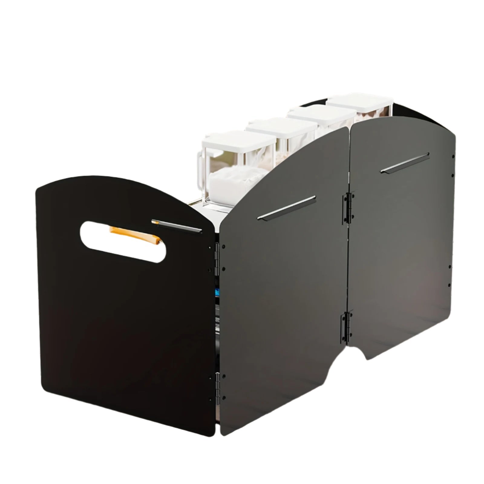 NNETM Folding Stove Windshield Portable Outdoor Gas Shield