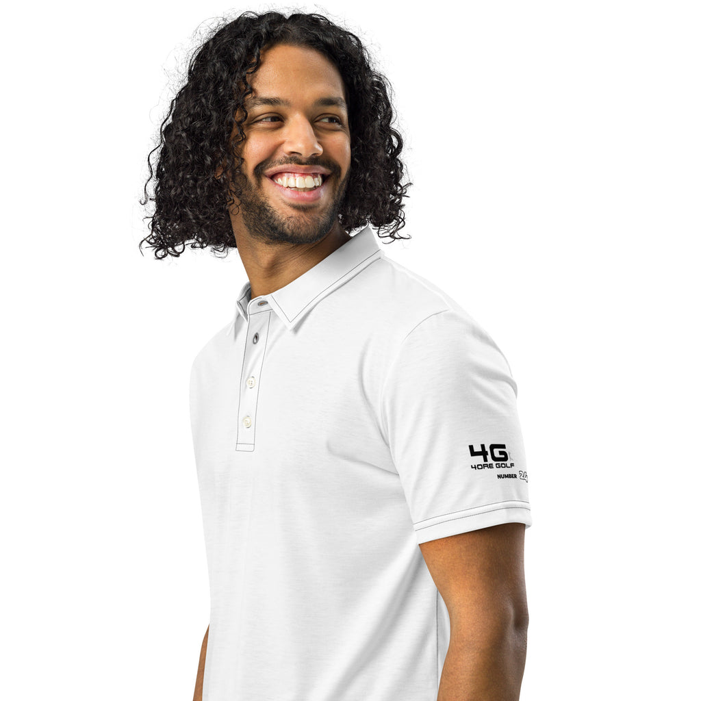 Pure White Slim Fit Polo