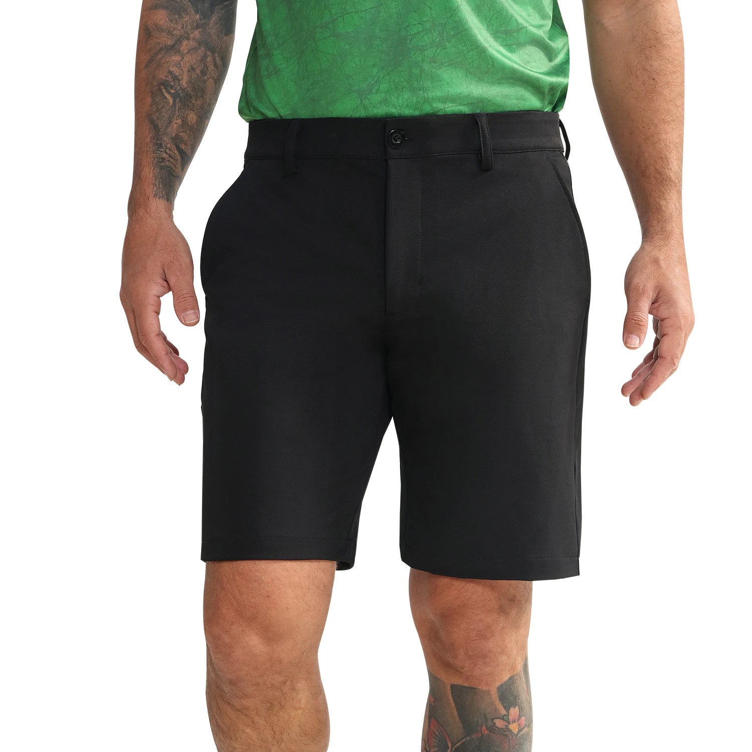 Mens 4 Way Stretch Soft Sports Golf Shorts