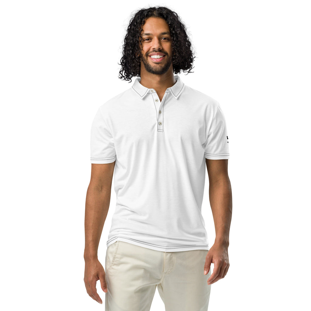 Pure White Slim Fit Polo
