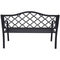 NNEDPE Steel Outdoor Garden Bench - Elegant