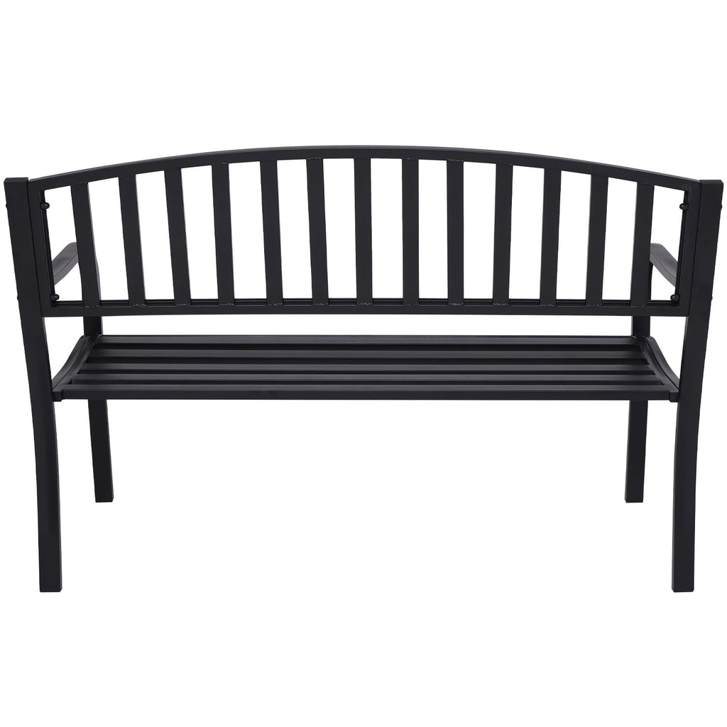 NNEDPE Steel Outdoor Garden Bench - Classic