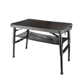 Adjustable Folding Camping Table with Storage Mesh